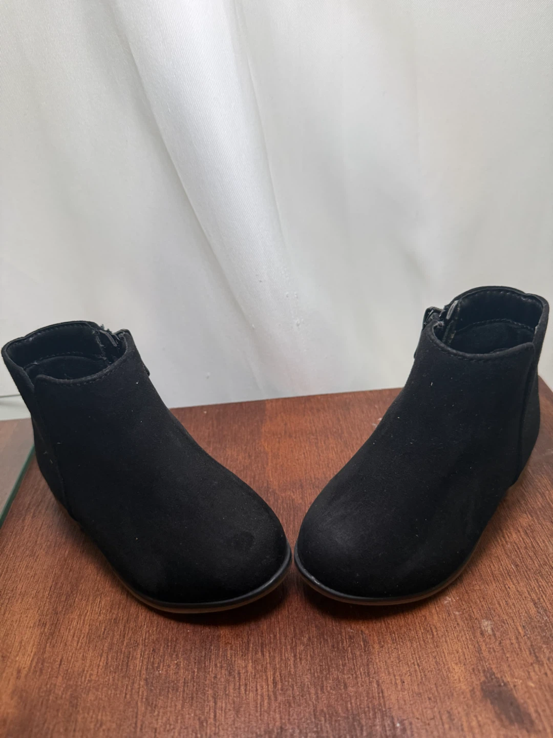 Black Suede Toddler Boots - photo 3