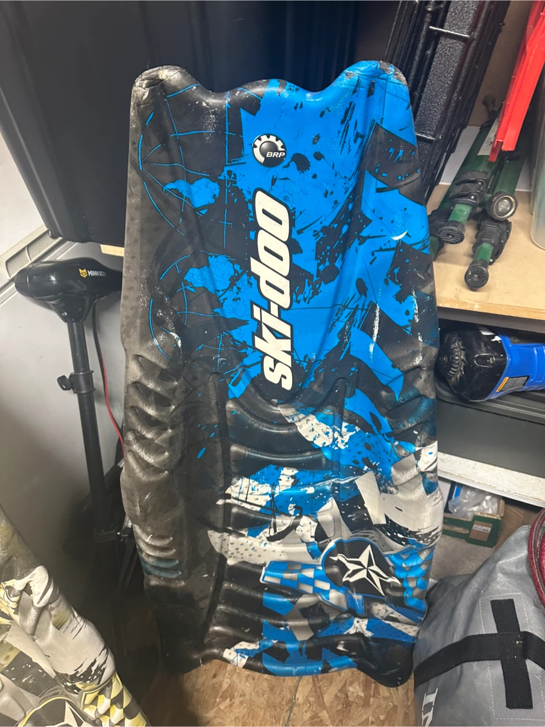 Two Ski-Doo Foam Toboggans
