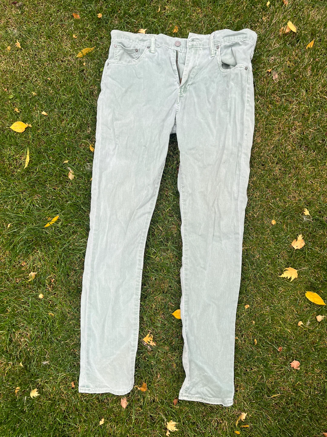 Pastel Green Levi’s 508 Jeans