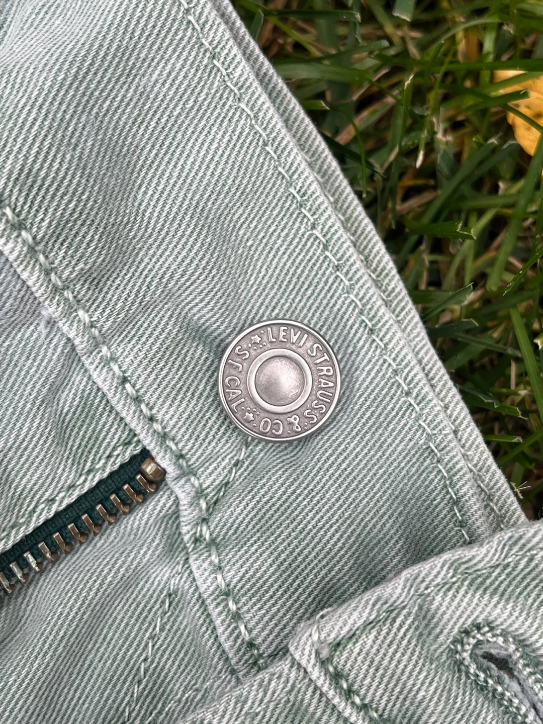 Pastel Green Levi’s 508 Jeans - photo 4