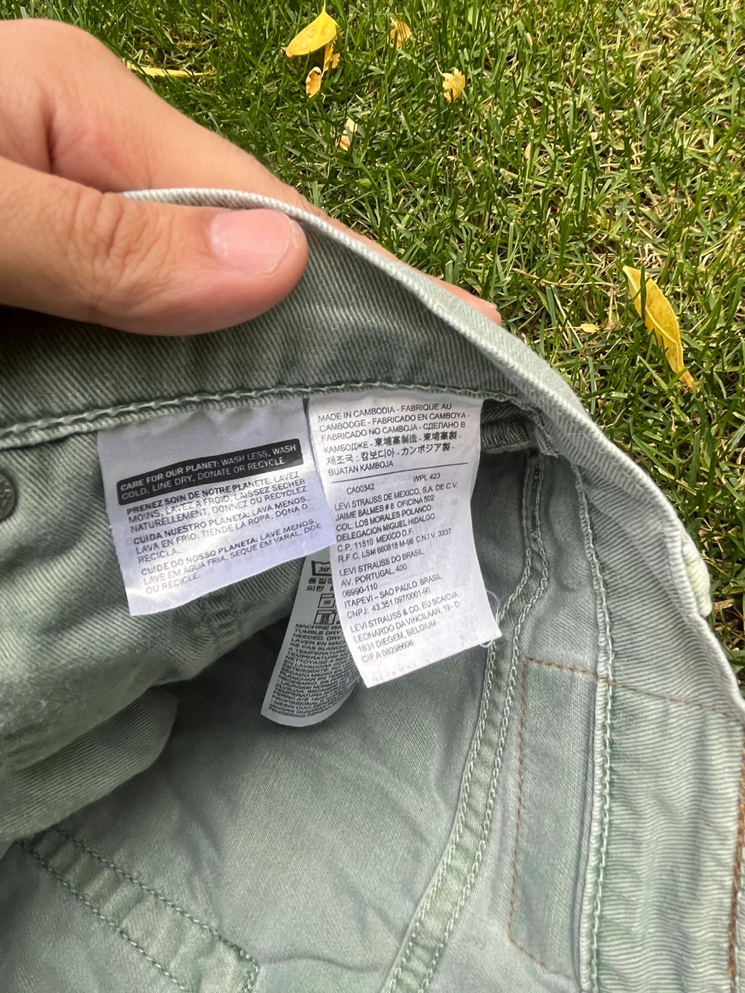 Pastel Green Levi’s 508 Jeans - photo 5