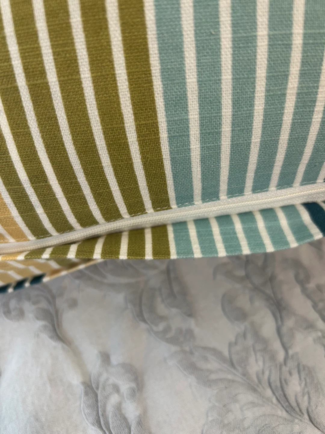 Floral Embroidered Accent Cushion - photo 3