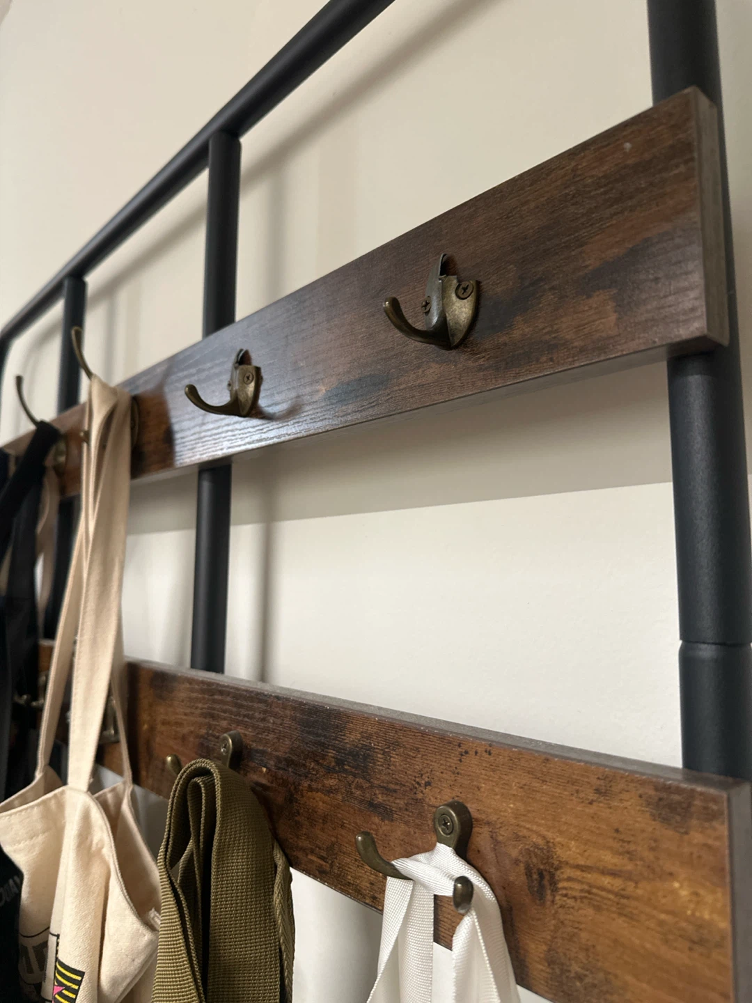 Coat, bags, shoes rack with bench - photo 2