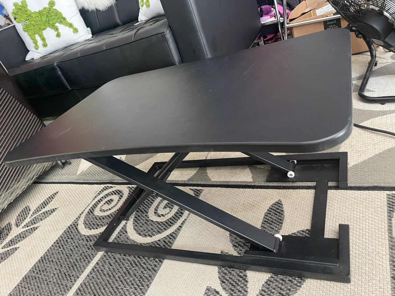 Adjustable Standing Desk Converter - Black