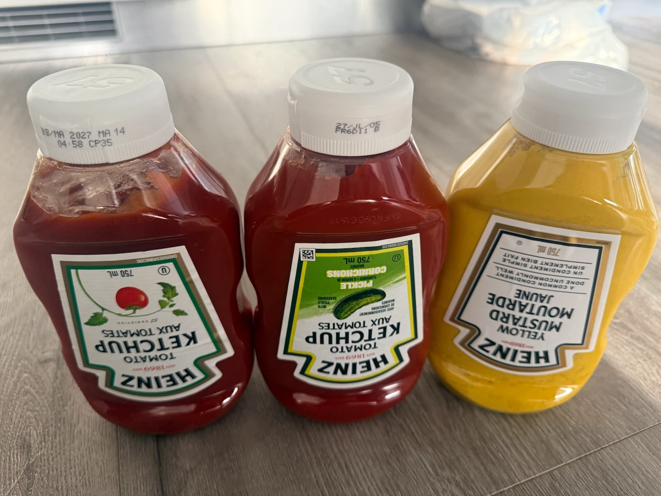 Heinz Ketchup and Mustard Set