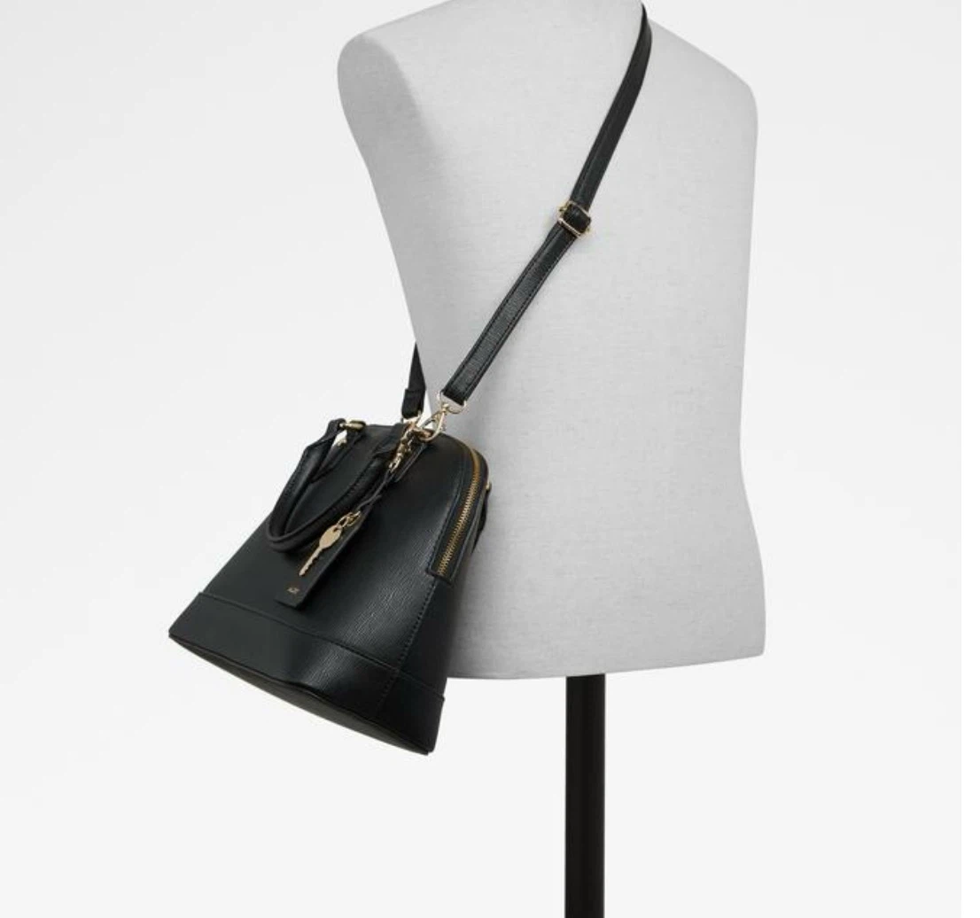 Aldo Structured Dome Satchel – Black - photo 5