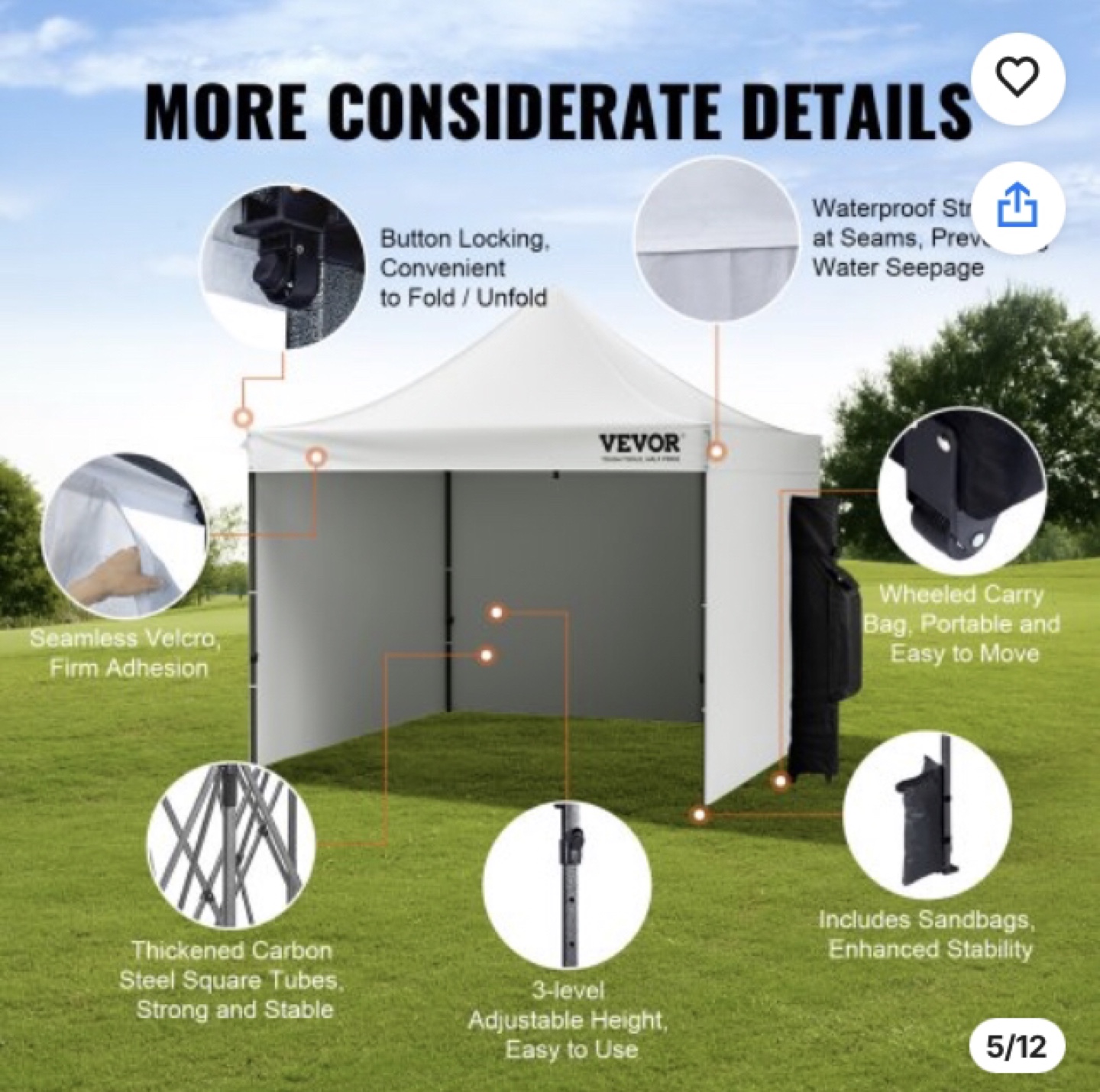 BRAND NEW Commercial Canopy Tent - photo 5
