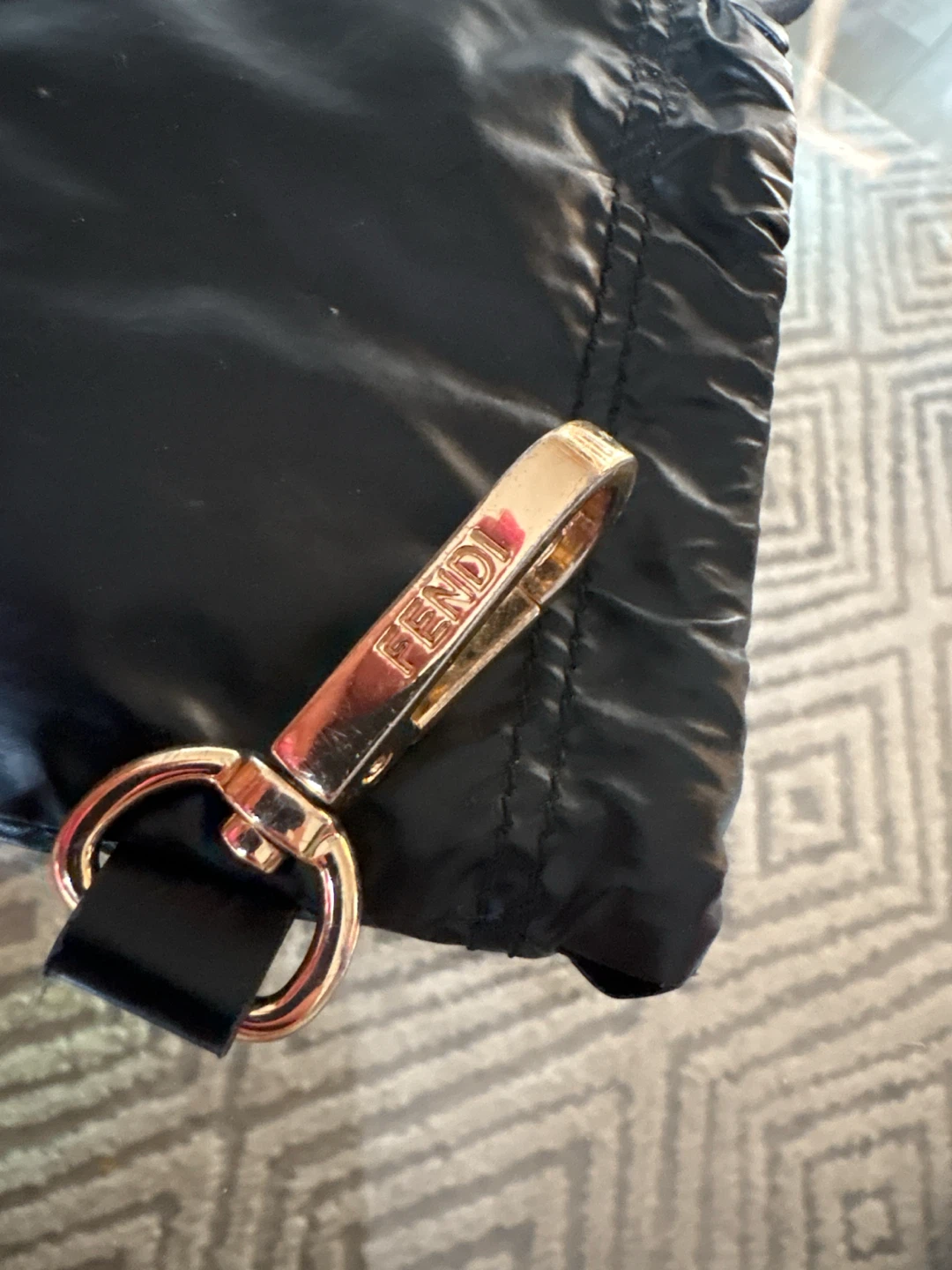 FENDI sunglasses case with clip on to keys - photo 2