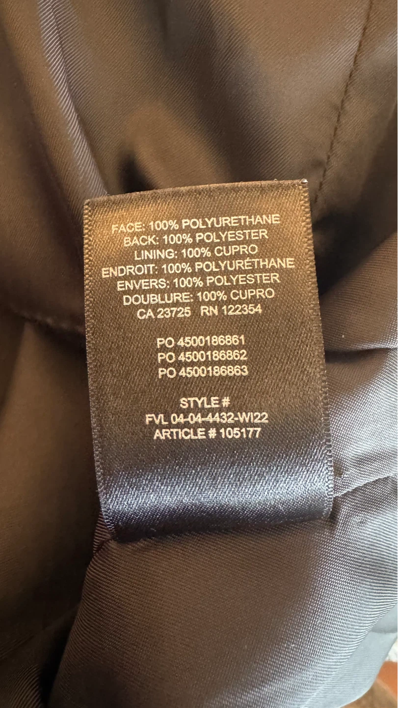 Wilfred Black Faux Leather Blazer - photo 5