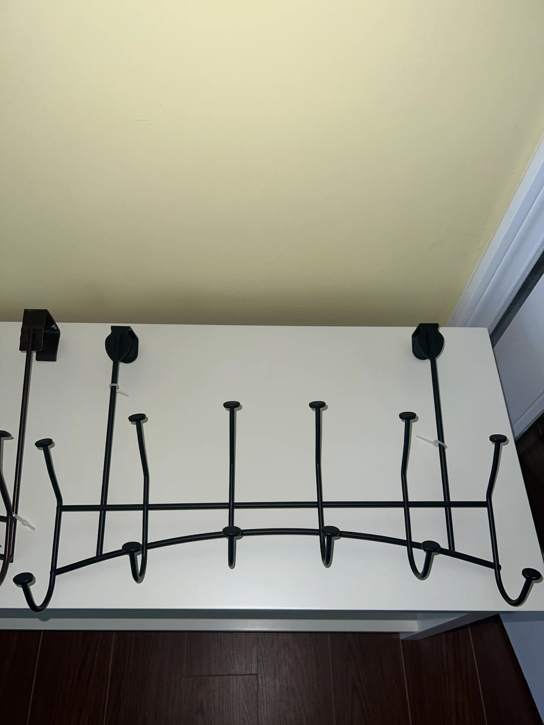 Black Over-the-Door Hook Rack / Organizer - photo 4