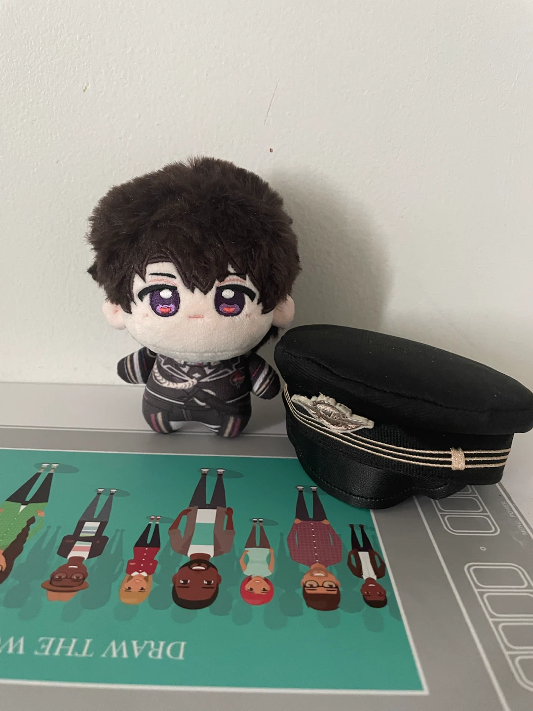 Caleb Lads Love and deepspace fanmade 10cm plushie doll