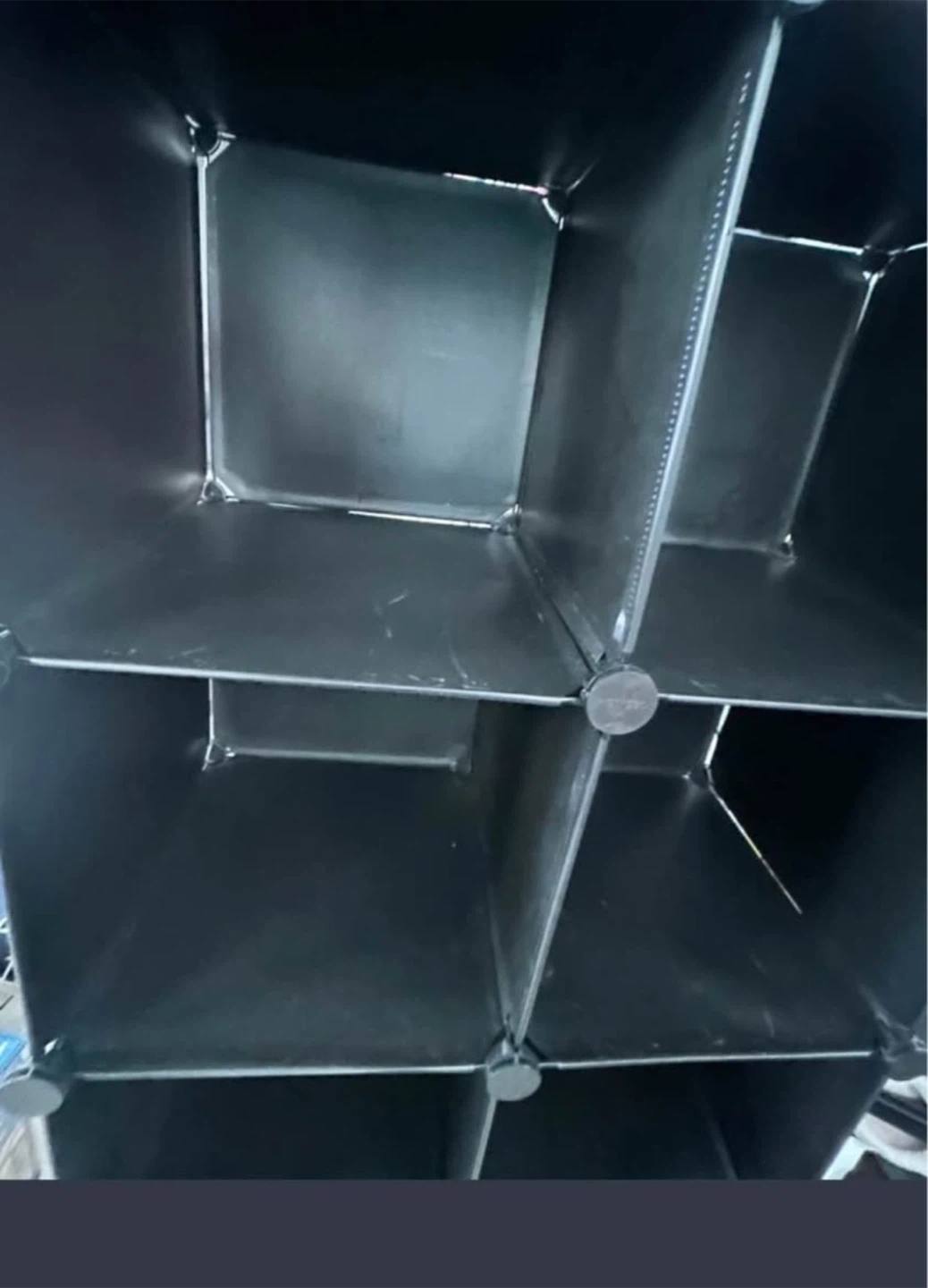 Modular Black Cube Storage Shelf - photo 3