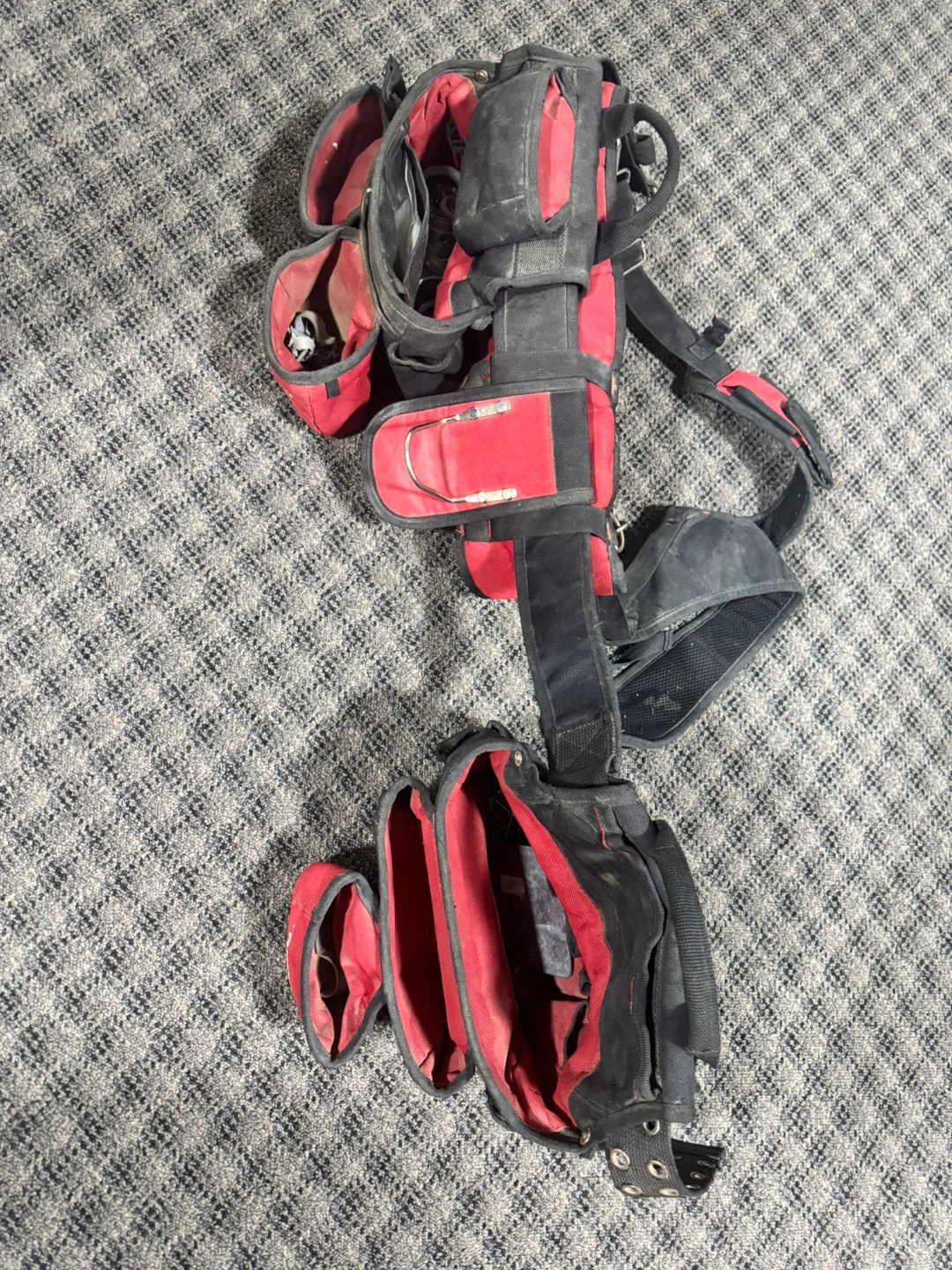 Red and Black Tool Belt