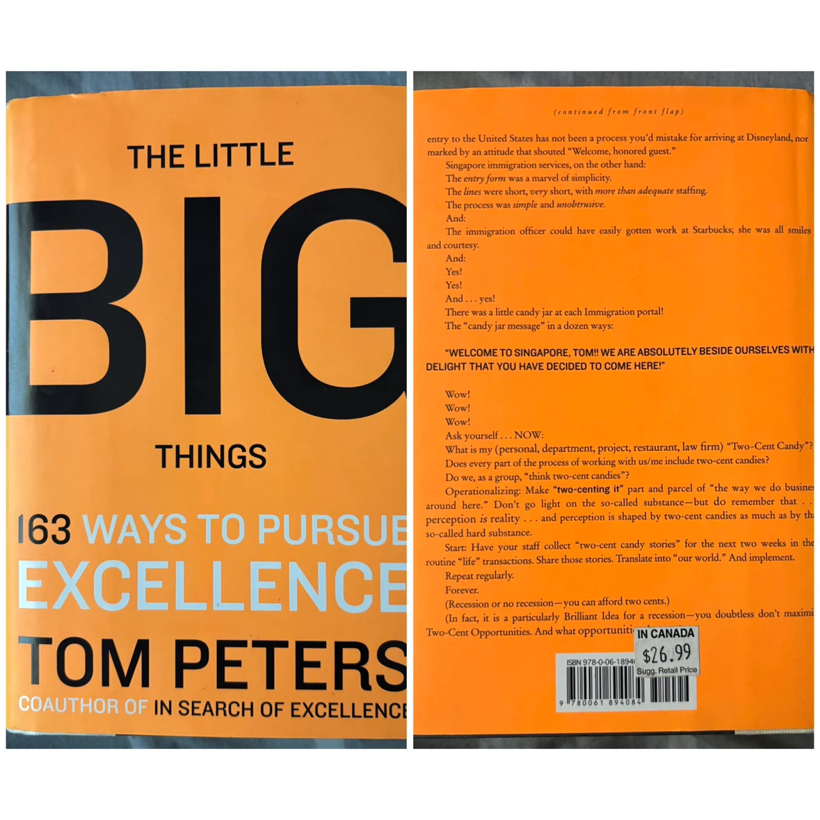 “The Little Big Things” by Tom Peters