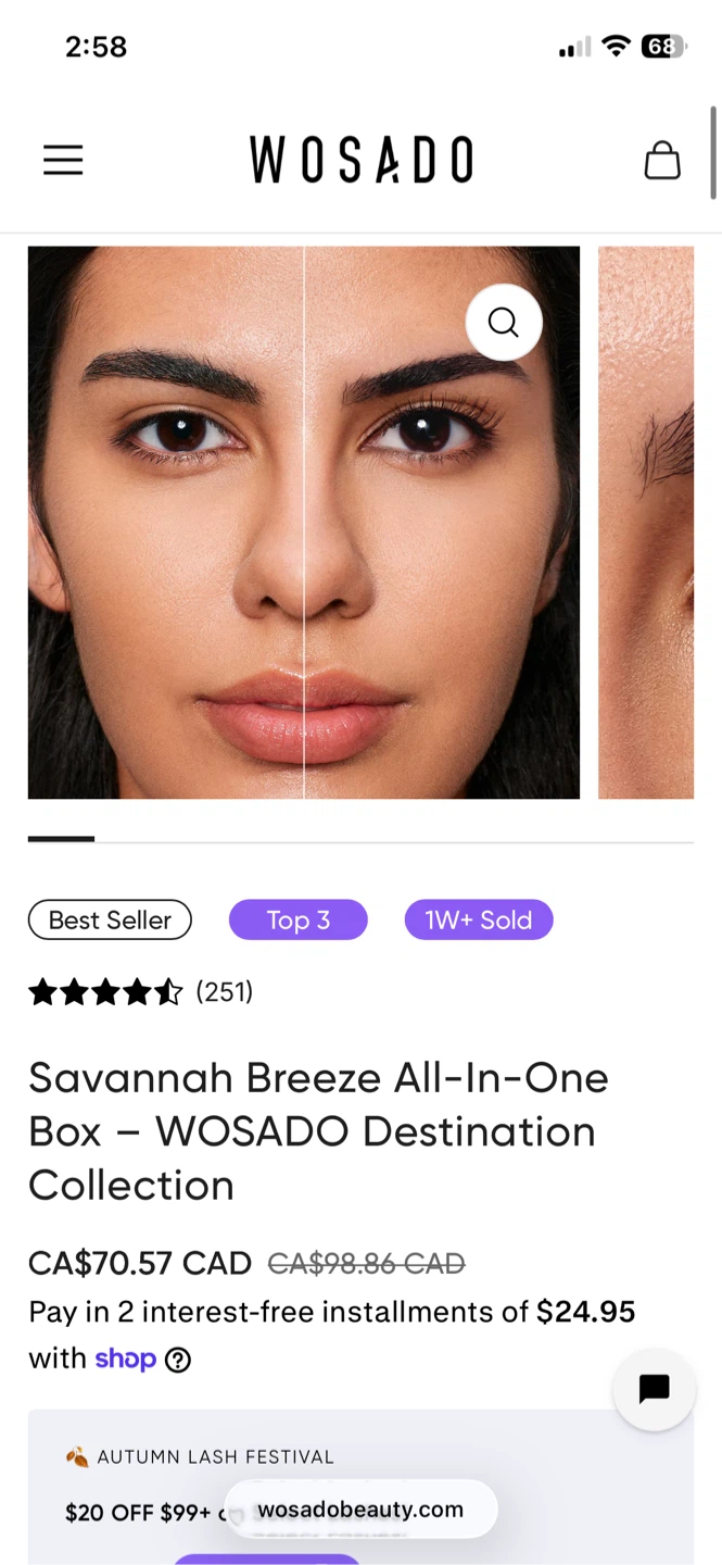 WOSADO Magnetic Eyelash Kit - photo 2