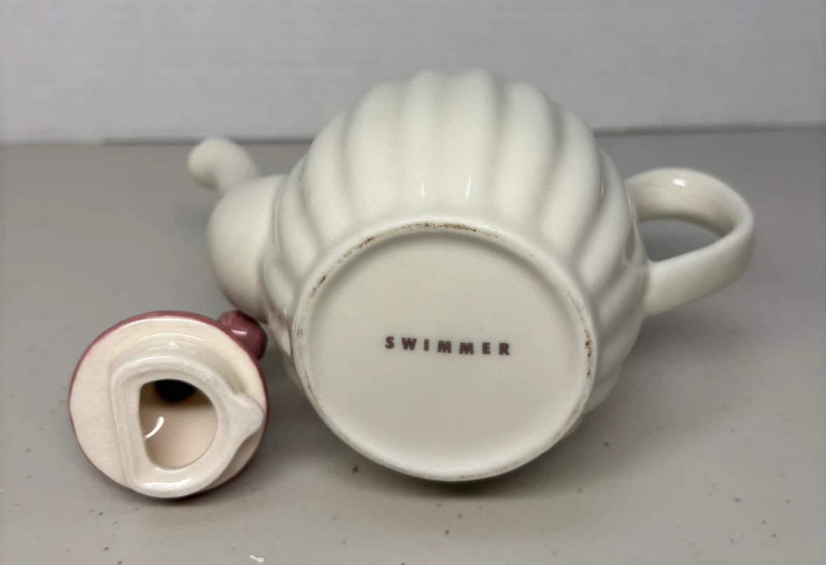Swimmer Ceramic Dog Teapot - photo 4