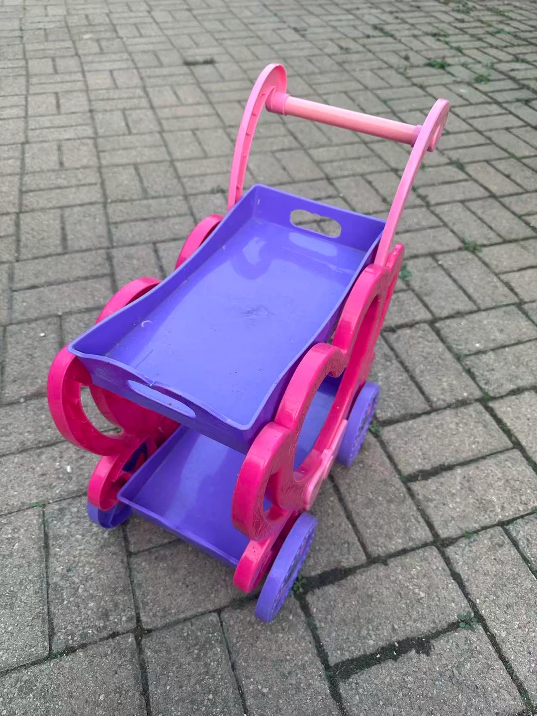 Kids Pink and Purple Heart Toy Cart - photo 2
