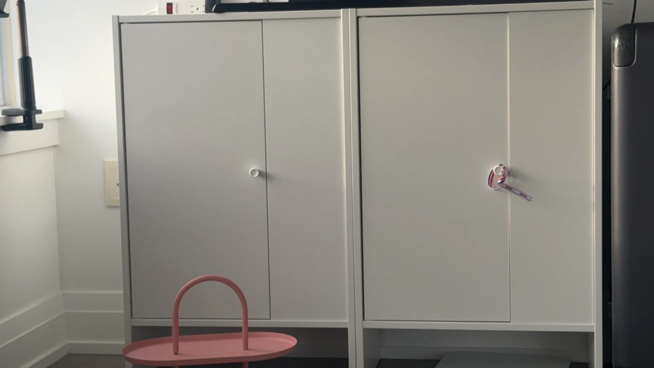 IKEA BAGGEBO Cabinet with Door, White