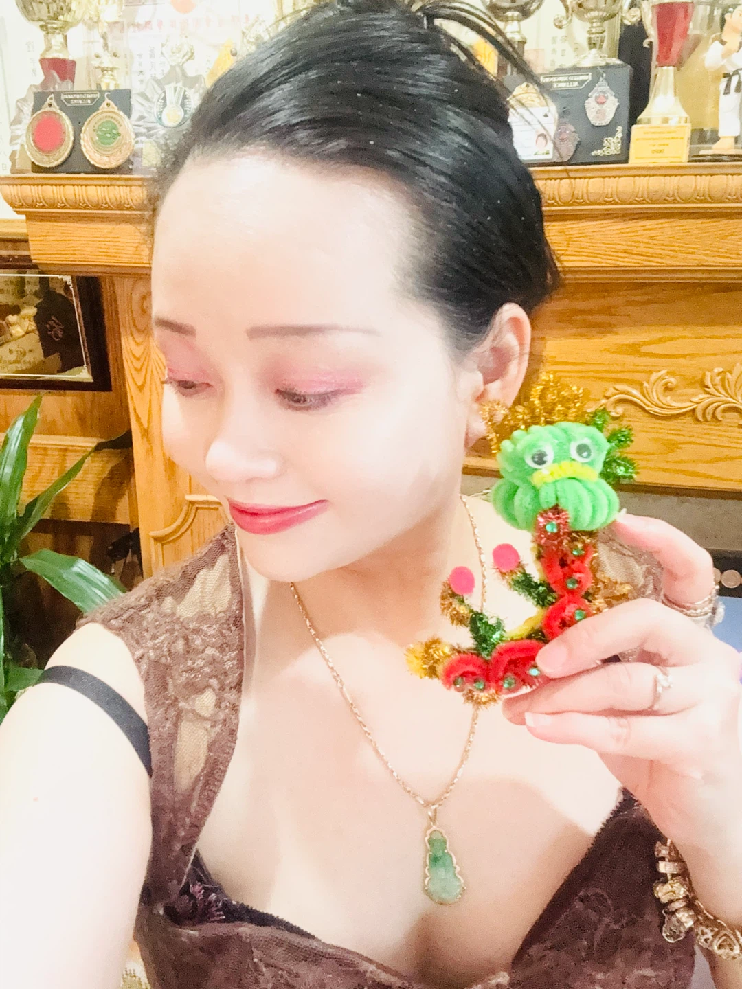 Handmade Decorative Pipe Cleaner Dragon