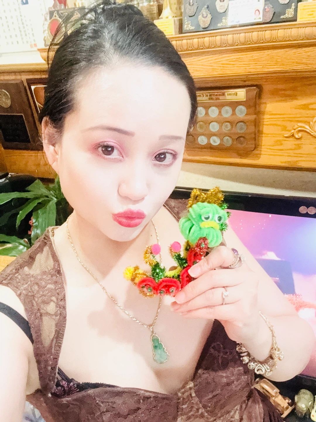 Handmade Decorative Pipe Cleaner Dragon - photo 3