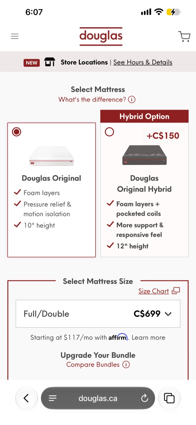 Douglas Original Mattress - Full/Double - photo 2
