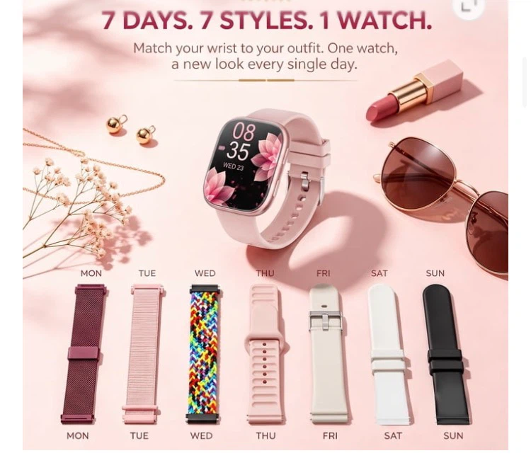 Smartwatch with 7 Interchangeable Bands - photo 2