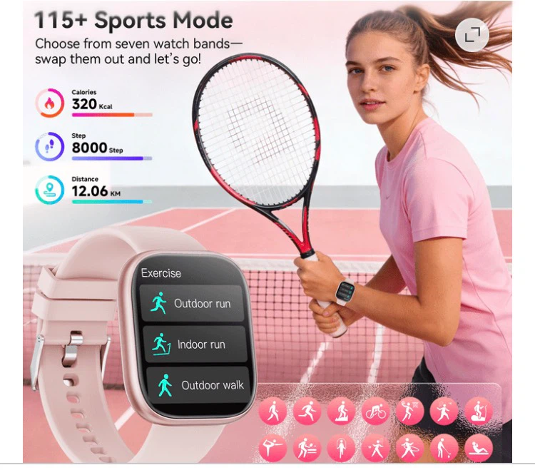 Smartwatch with 7 Interchangeable Bands - photo 3