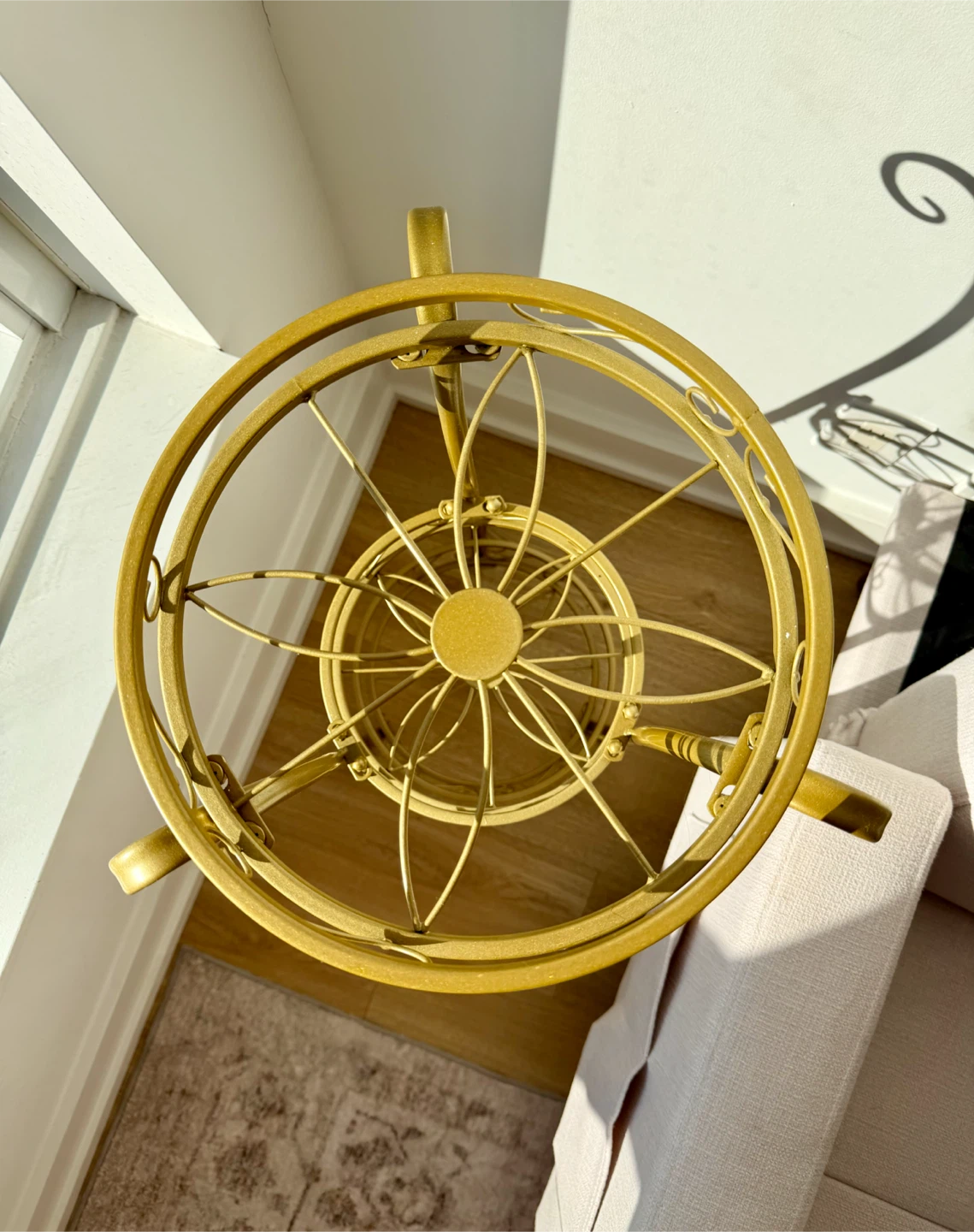 Gold 3-Tier Metal Plant Stand