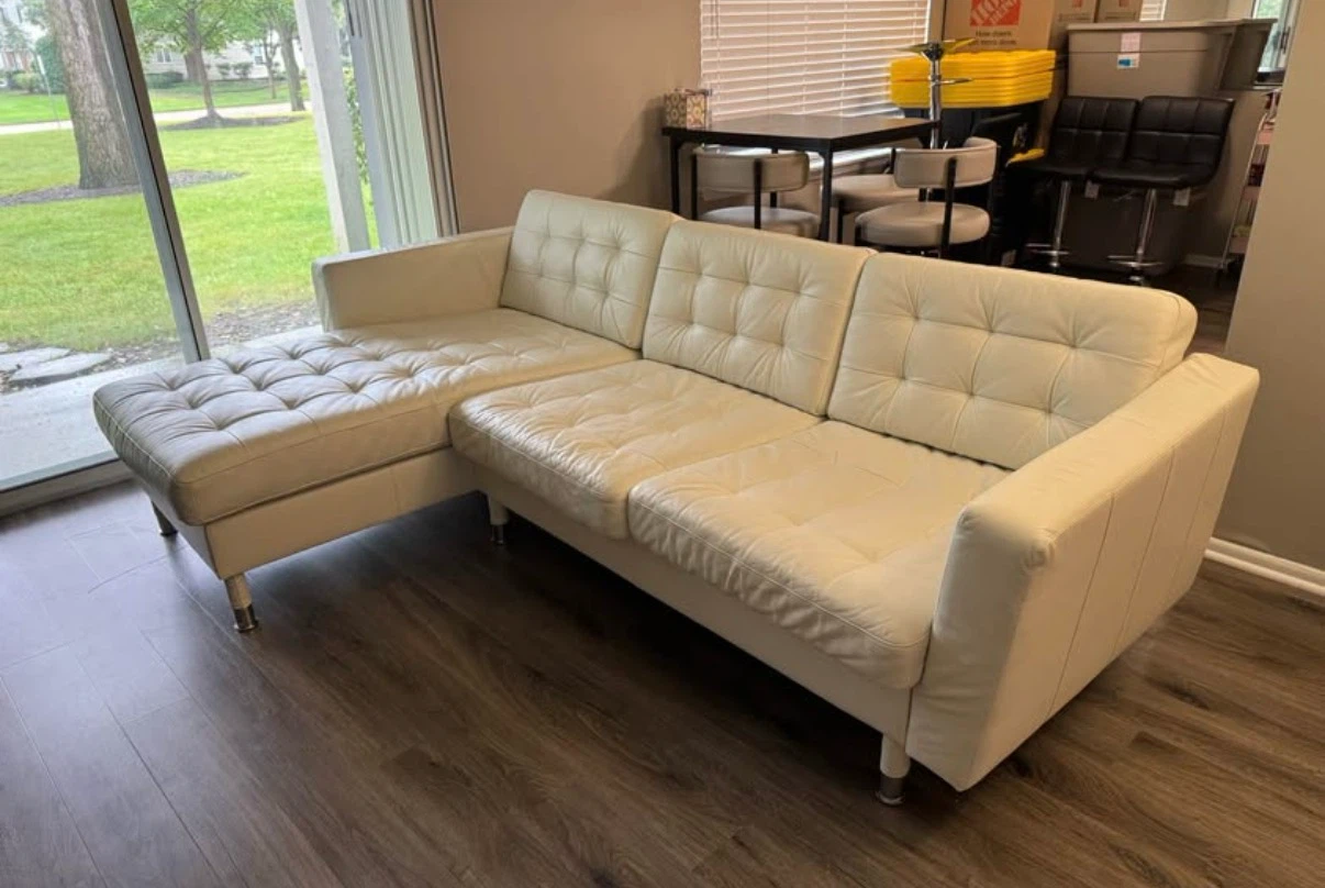 IKEA MORABO Sectional Sofa with Chaise