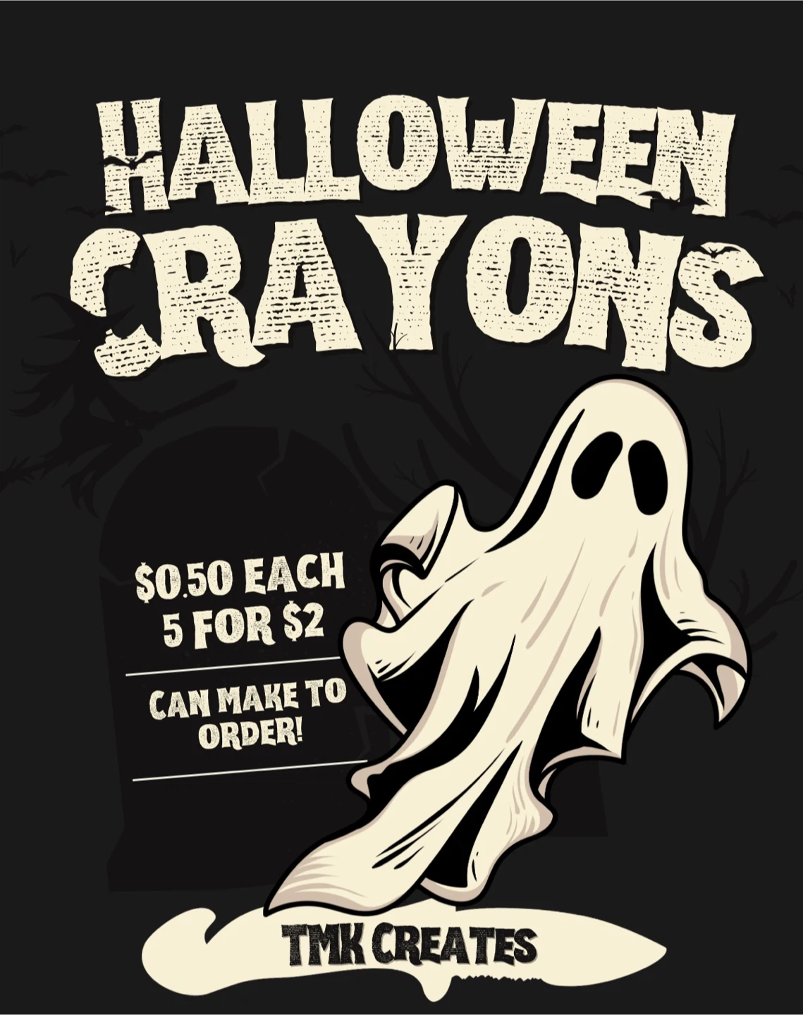 TMK Creates Halloween Crayons - photo 2