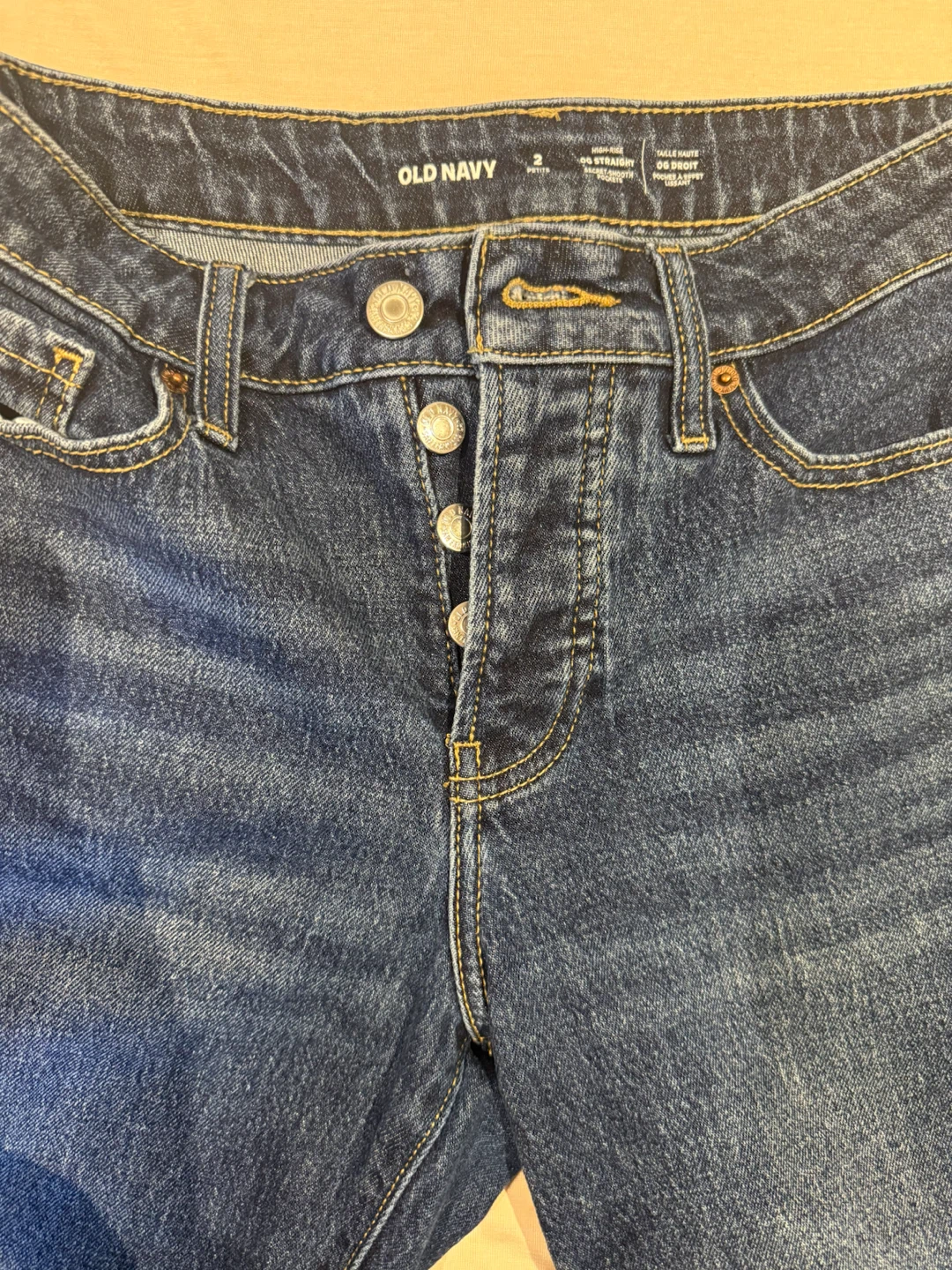 Old Navy High-Rise OG Straight Jeans - Size 2 Petite - photo 5