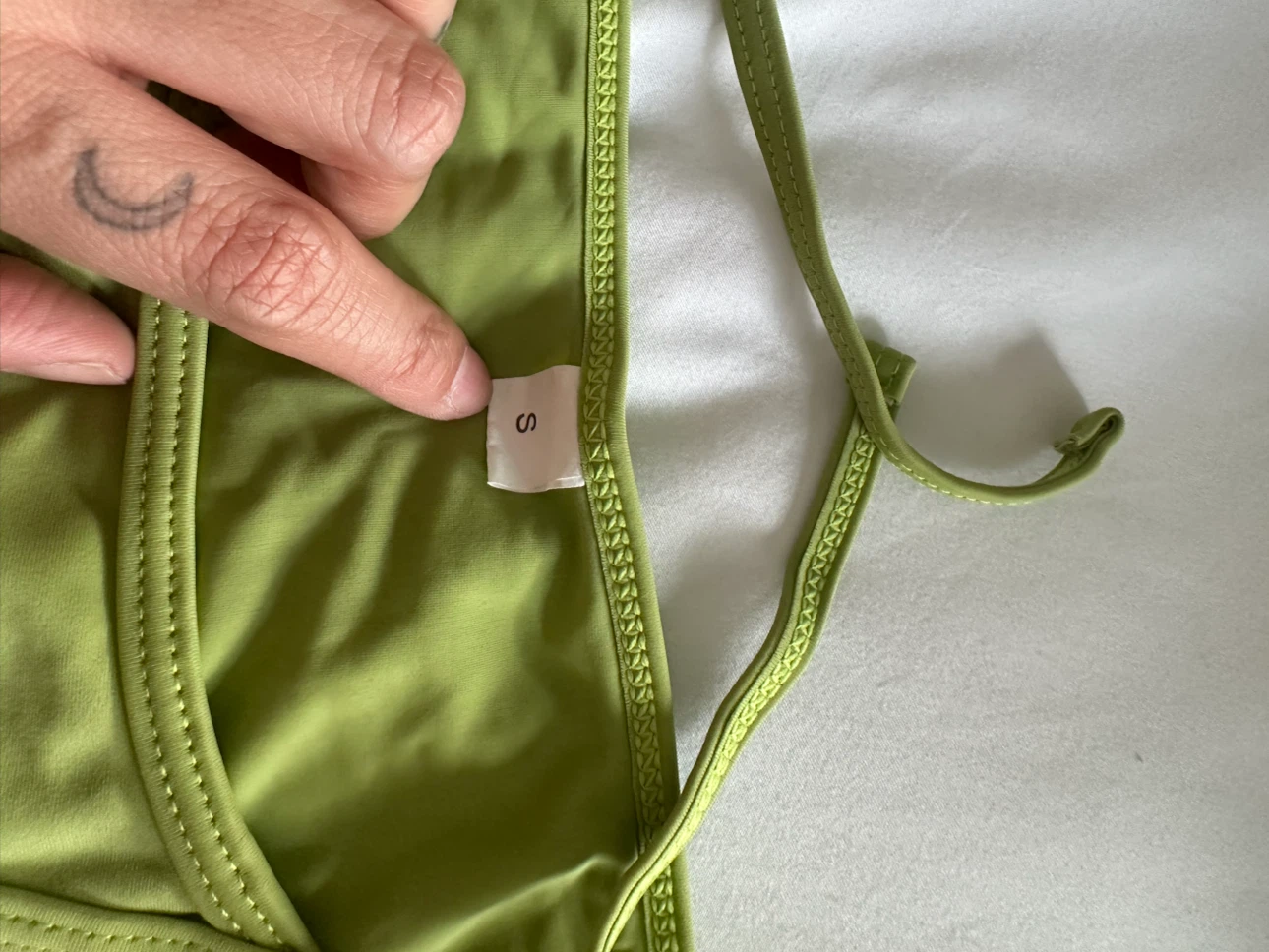 Lime Green Ruffled Bikini Set - photo 4