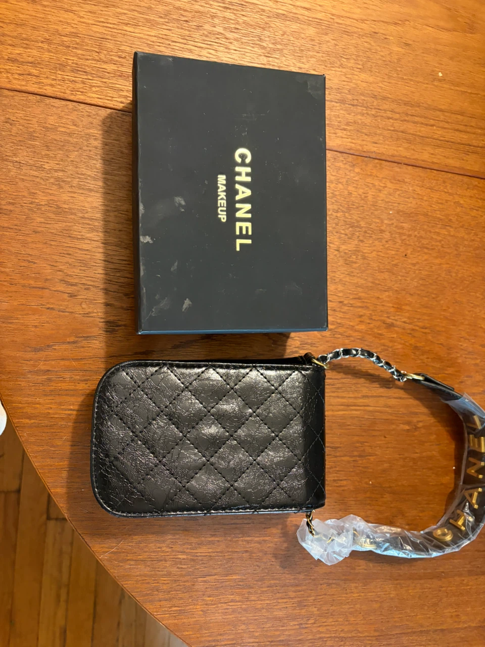 Chanel Makeup Quilted Pouch with Strap - photo 3