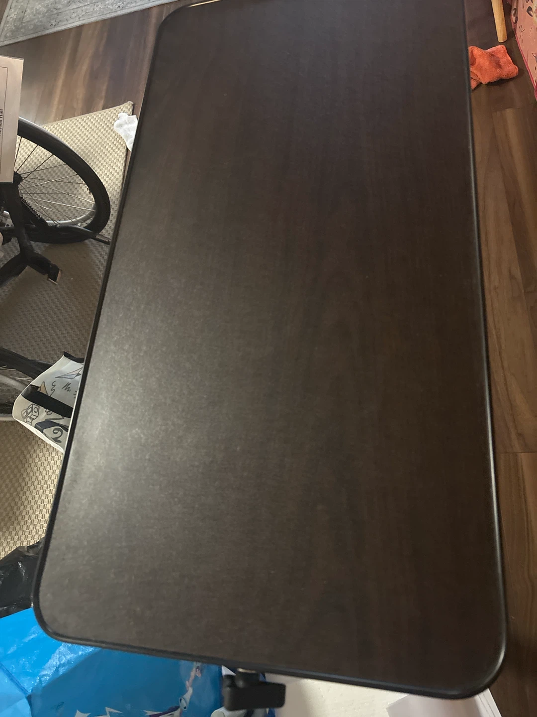 Adjustable Rolling Overbed Table