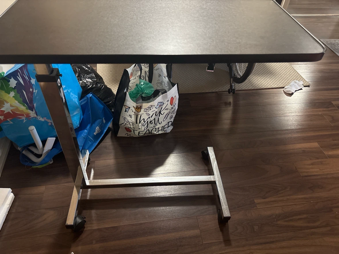 Adjustable Rolling Overbed Table - photo 2