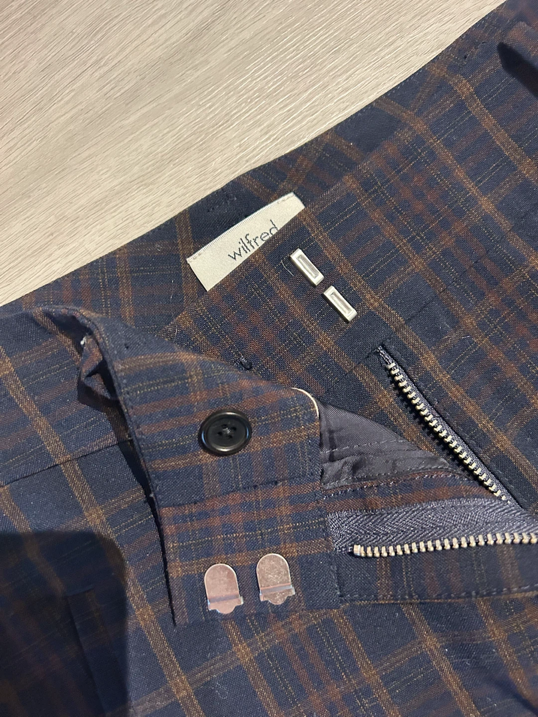 Wilfred Plaid Trousers - Size 6 - photo 3