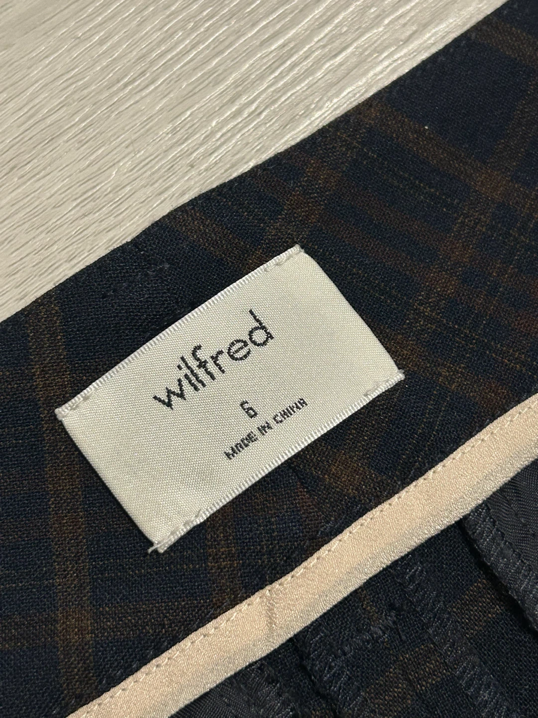 Wilfred Plaid Trousers - Size 6 - photo 4