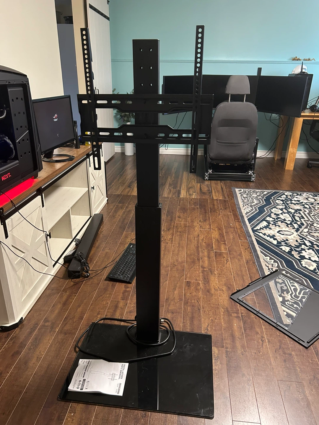 Rfiver Reinforced Floor TV Stand