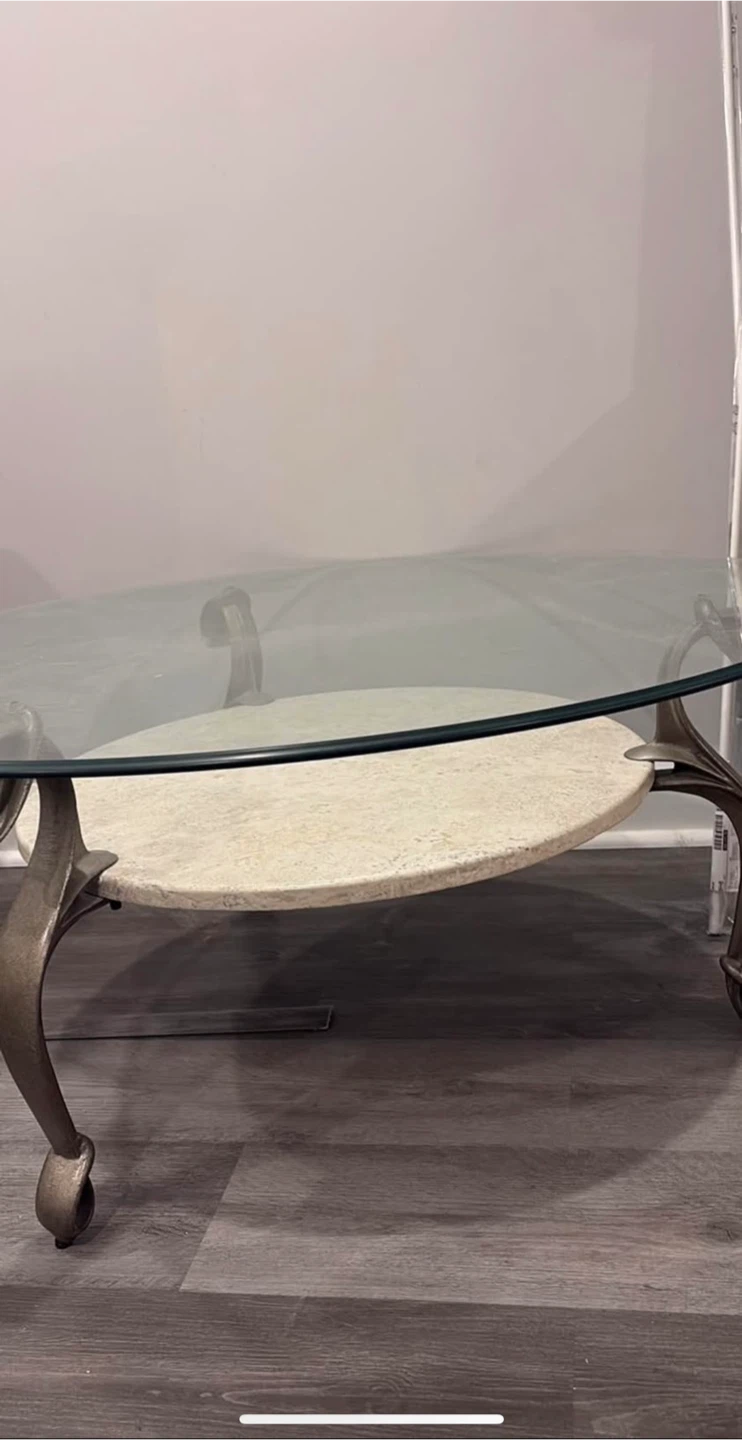 Round Glass Coffee Table