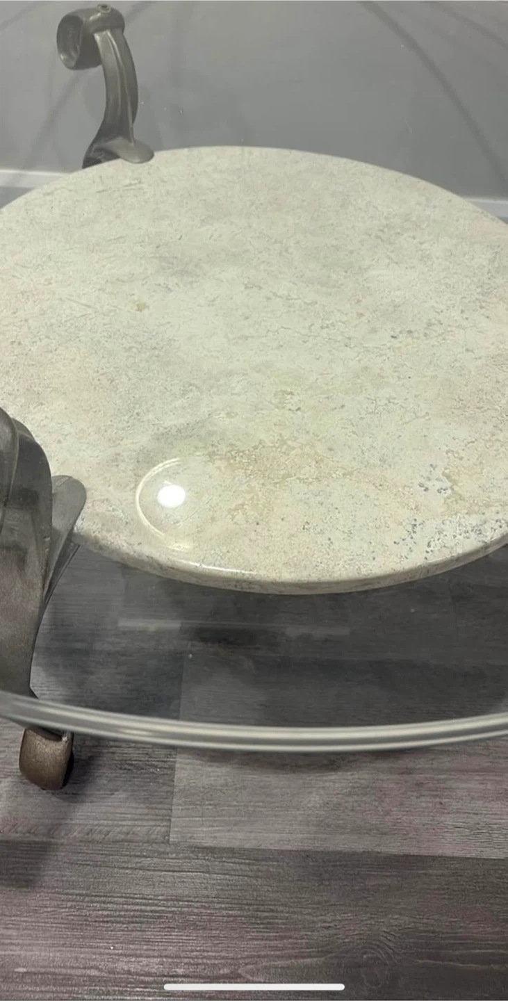 Round Glass Coffee Table - photo 4