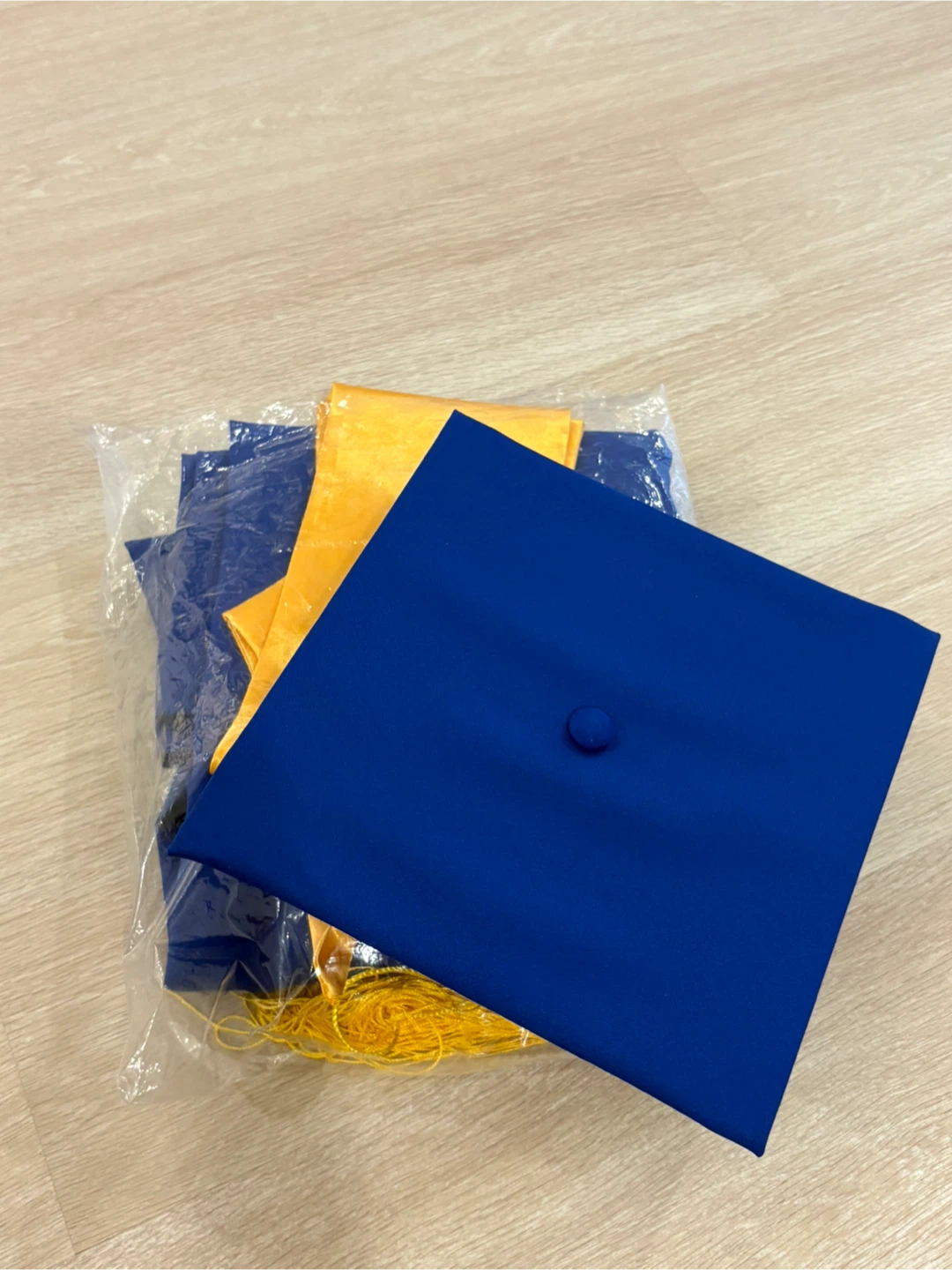 Royal Blue Graduation Cap and Gown Set - photo 3