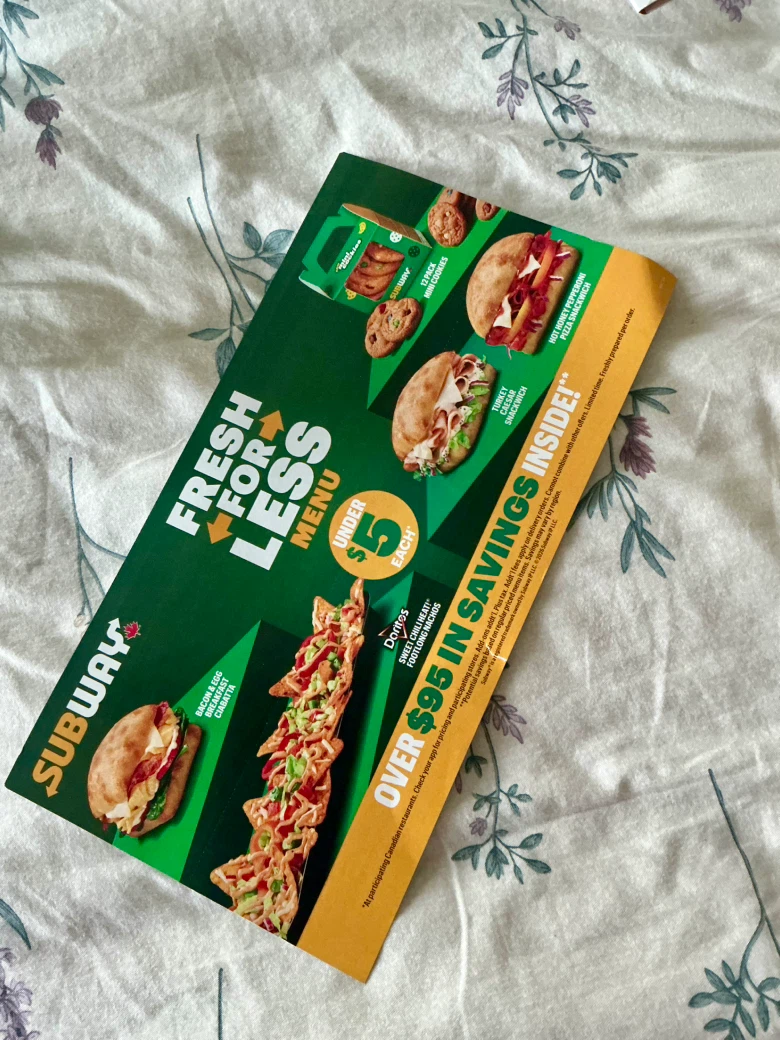 Subway Restaurant Savings Coupons - photo 2