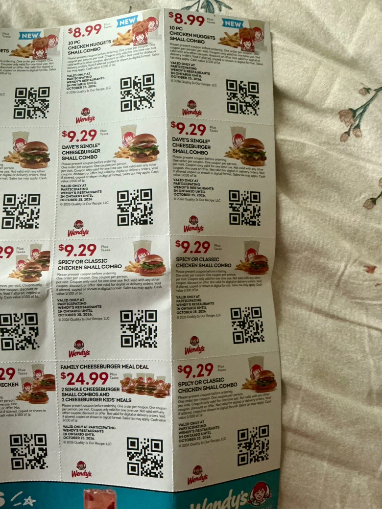 Wendy's Restaurant Savings Coupons - photo 4