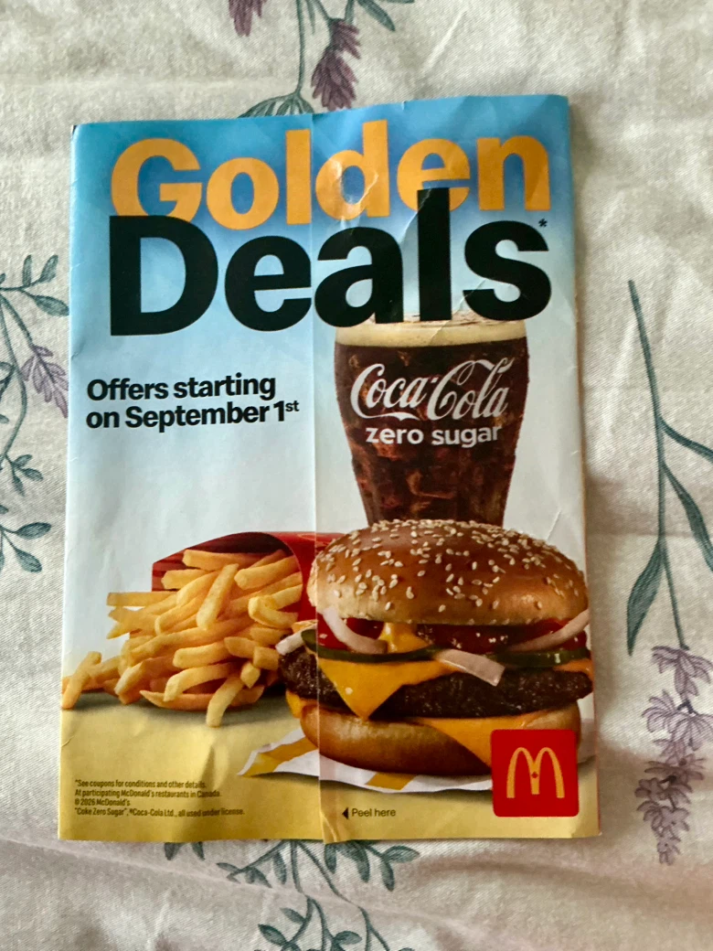 McDonald's Golden Deals Coupon Booklet
