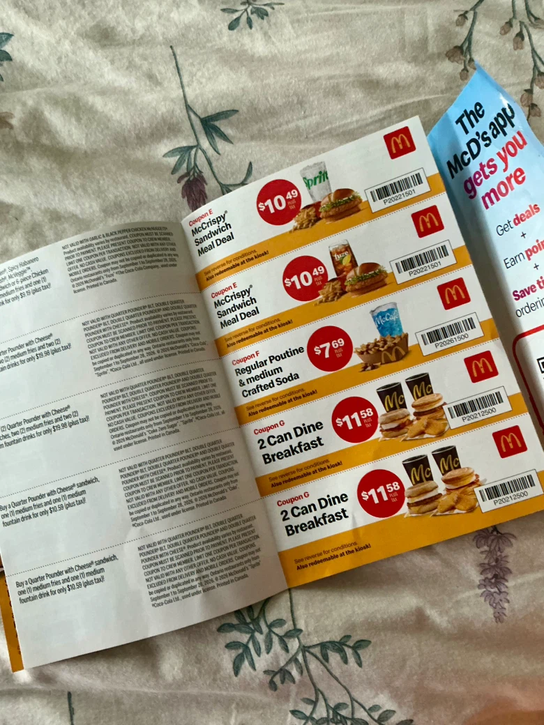 McDonald's Golden Deals Coupon Booklet - photo 5