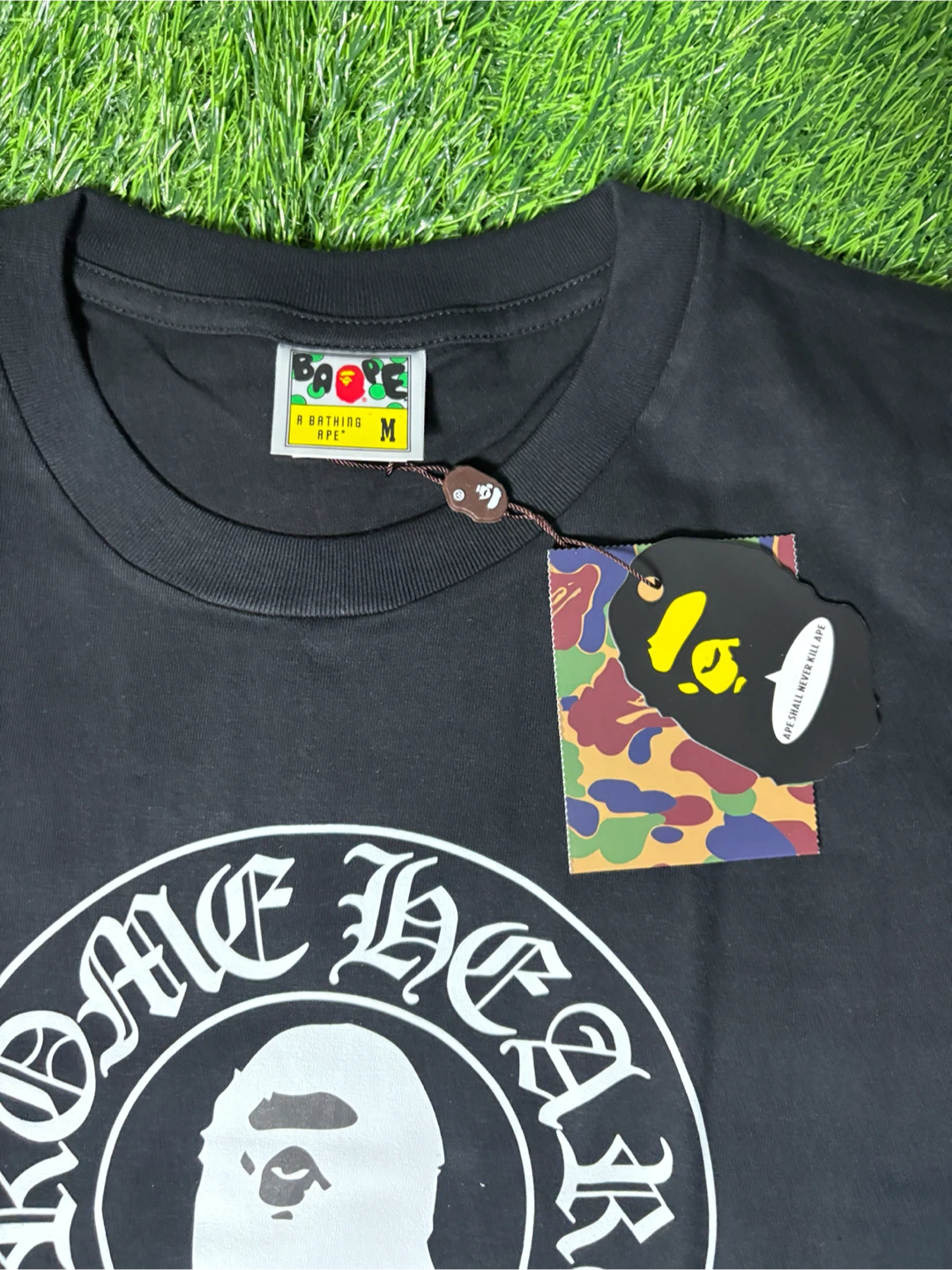 Chrome Hearts x A Bathing Ape T-Shirt Black - photo 2