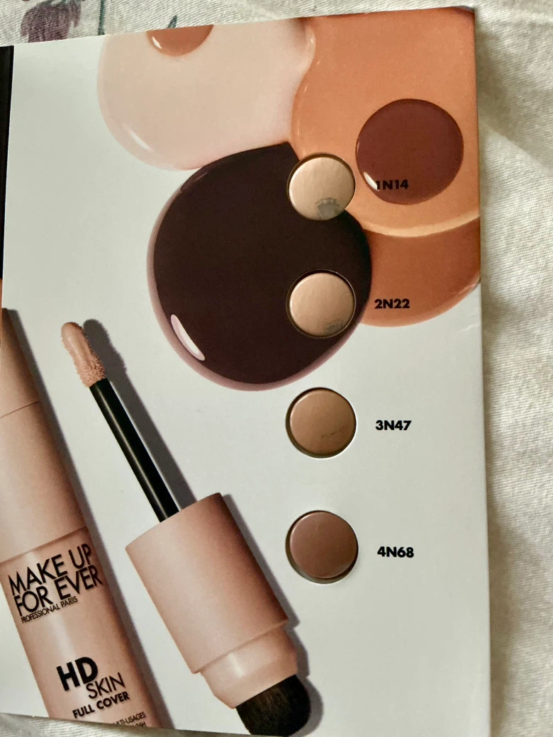 Make Up For Ever HD Skin Concealer Sample Card - photo 4