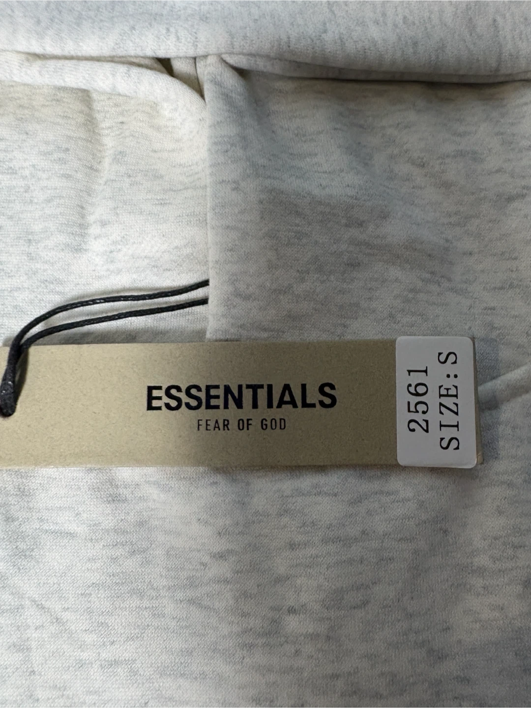 Essentials Fear of God Hoodie - Grey - Size S - photo 5