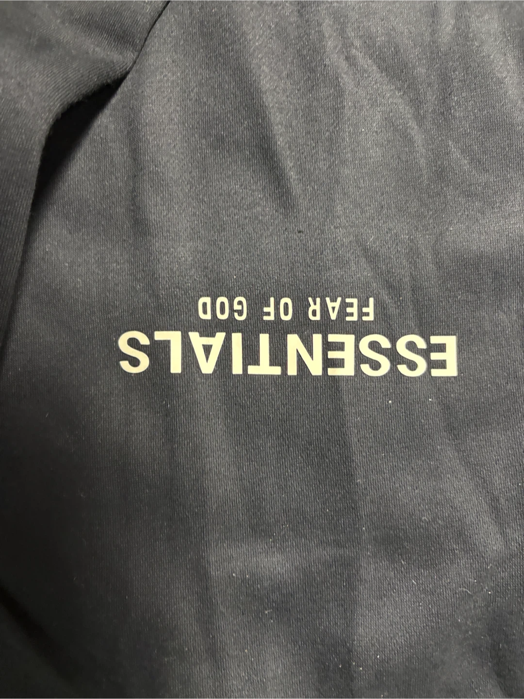 Essentials Fear of God Black Hoodie - photo 3