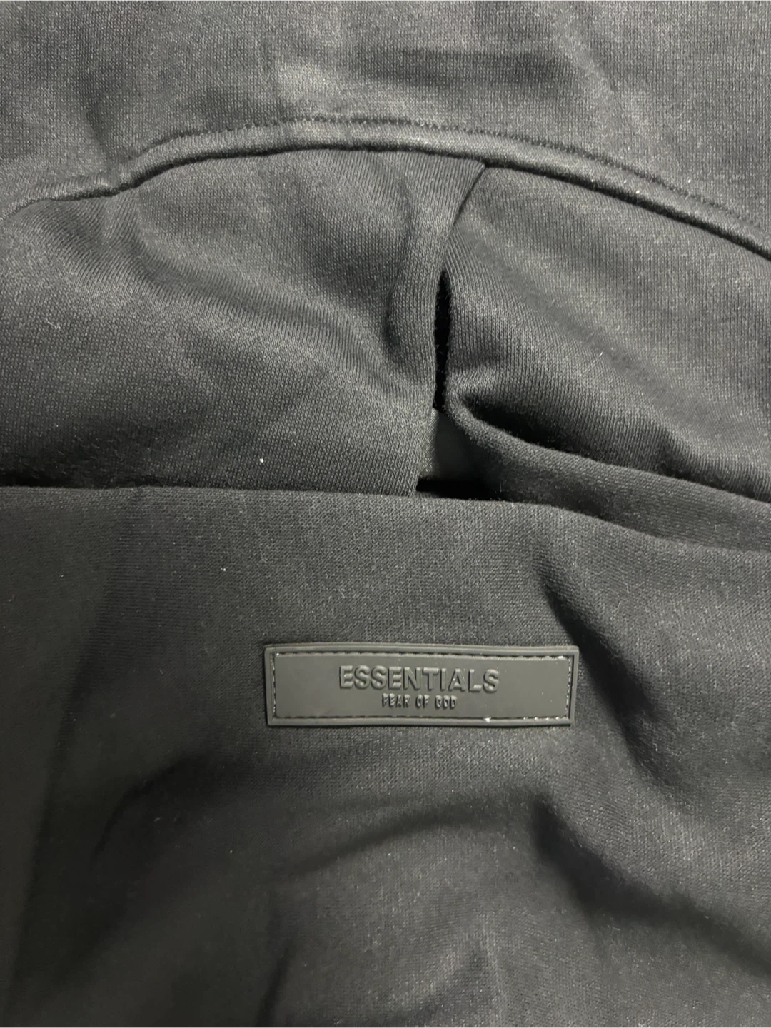 Essentials Fear of God Black Hoodie - photo 4